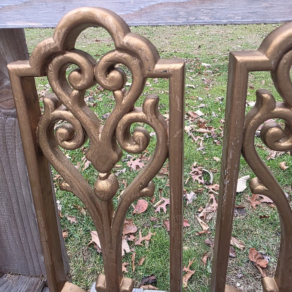 Gold Wall Sconce Candle Holders HOMCO